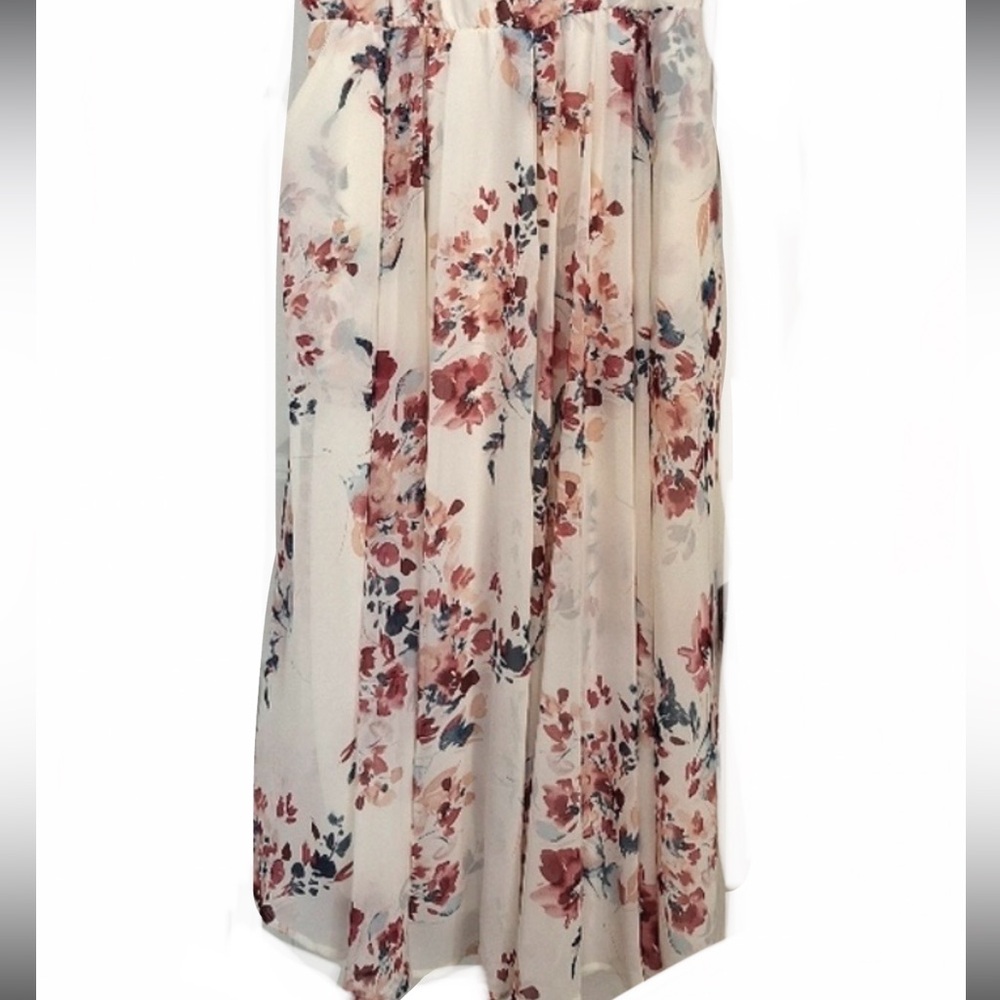 🆕🌺TORRID Midi Chiffon Pleated Floral Dress🌺 - Picture 5 of 15